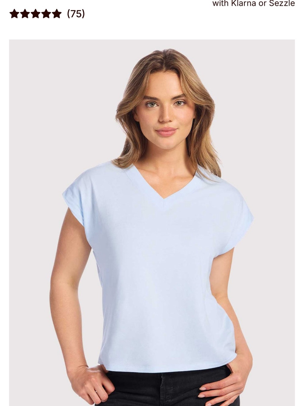 NUUDS V-Neck Muscle Tee in limited edition Cloud